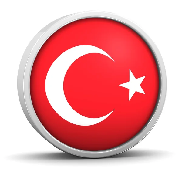 Bandera turca — Foto de Stock