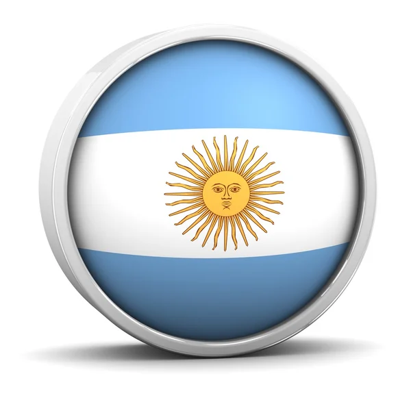 Аргентинська прапор — стокове фото