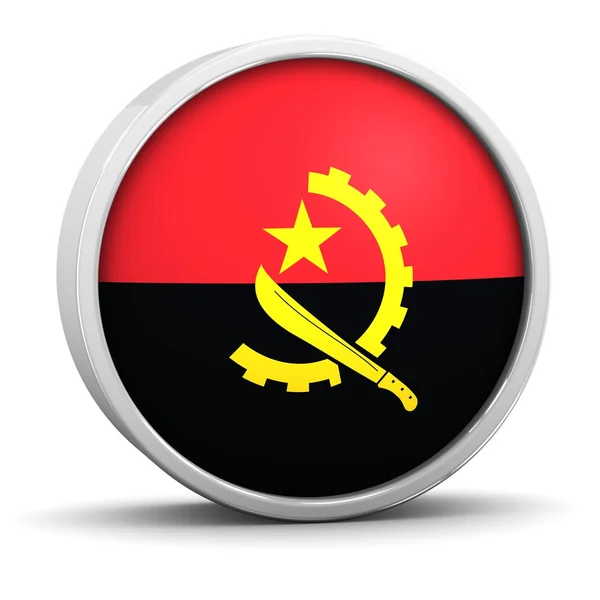 Angolansk flag - Stock-foto