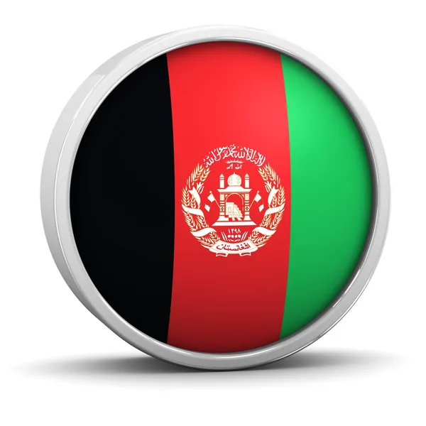Bandera afgana — Foto de Stock