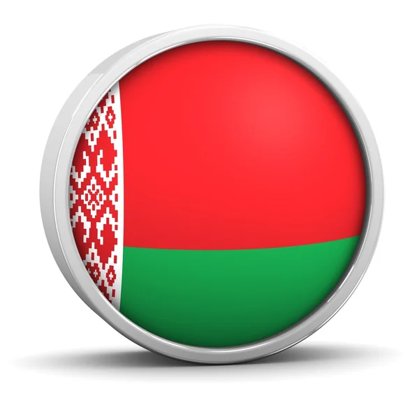 Hviderussisk flag - Stock-foto