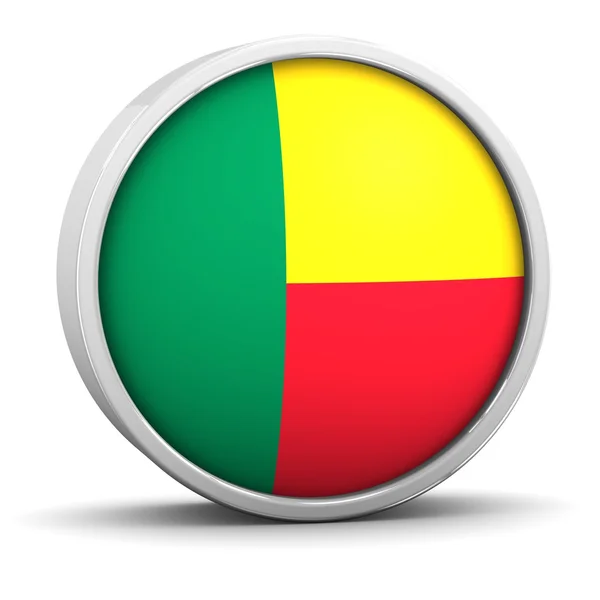 Beninese flag — Stock Photo, Image