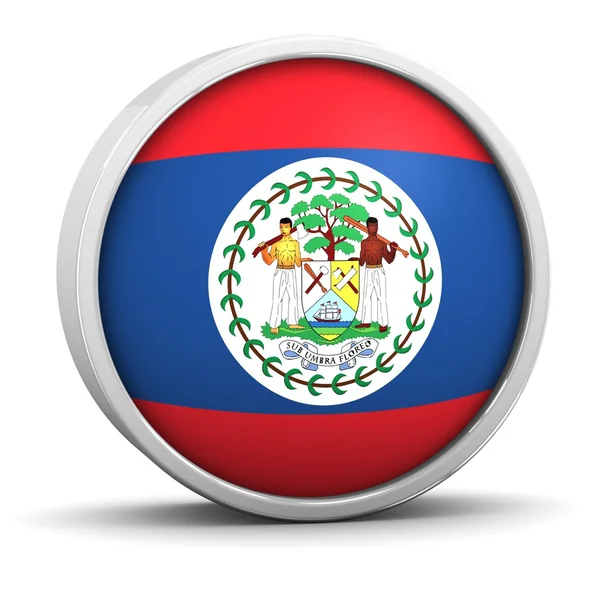 Belizean flagga — Stockfoto