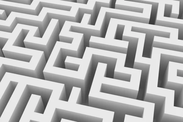 Grå labyrint — Stockfoto