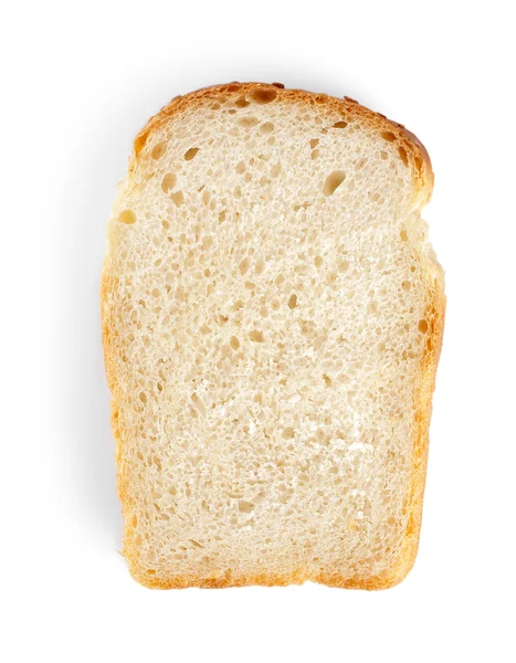 Кусок белого хлеба — стоковое фото
