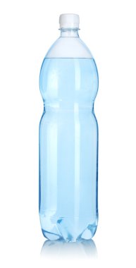 Plastic bottle of water isolated Path clipart