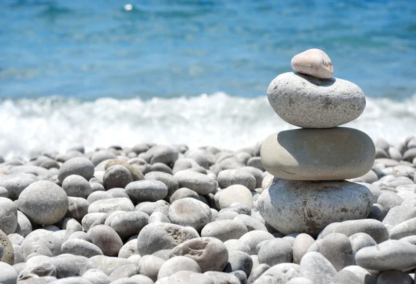 Piedras de mar pila — Foto de Stock