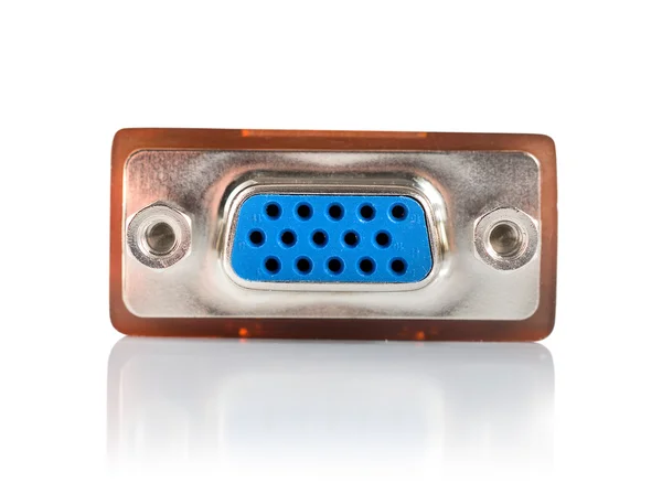 Monitor connector isolated — Stock Photo, Image