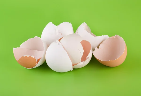 Grupo de piezas de cáscara de huevo —  Fotos de Stock