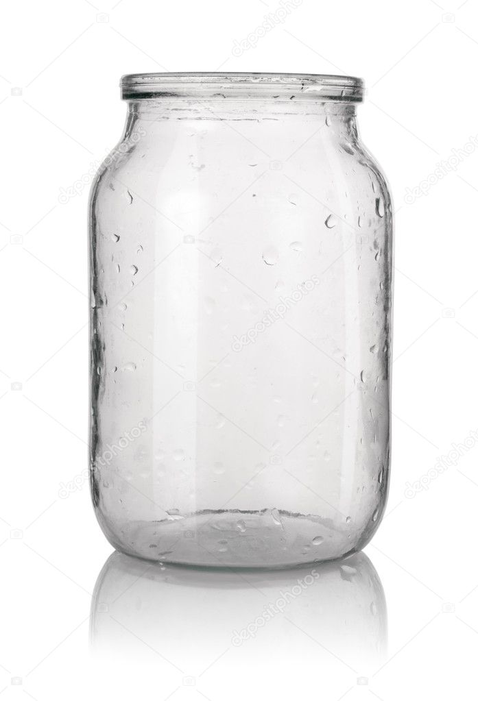 Download Empty glass jar — Stock Photo © Givaga #6247287