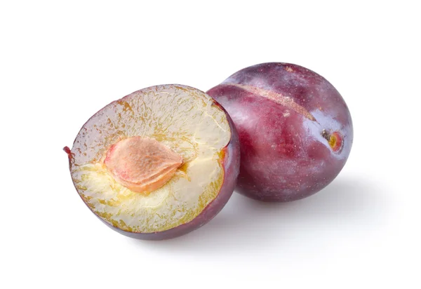 Two plums — Zdjęcie stockowe