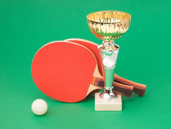 Winning tennis tournaments — Stock Photo, Image