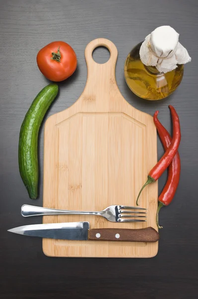 野菜、調理器具 — ストック写真