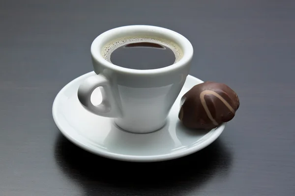Bir fincan sade kahve. — Stok fotoğraf