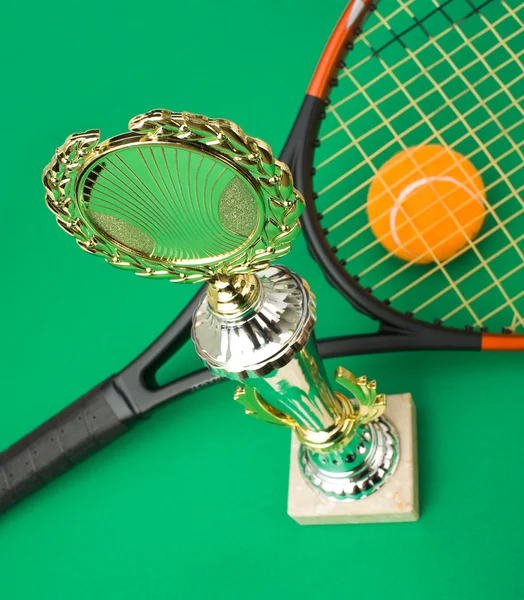Vítězné tenisové turnaje — Stock fotografie