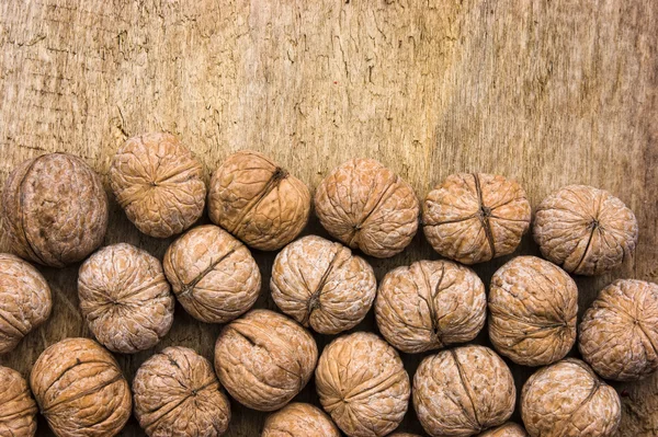 Pozadí vlašských ořechů — Stock fotografie