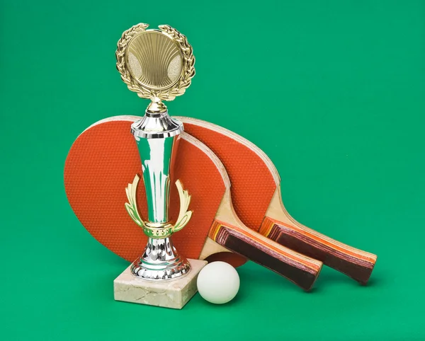 Winning tennis tournaments — Stock Photo, Image