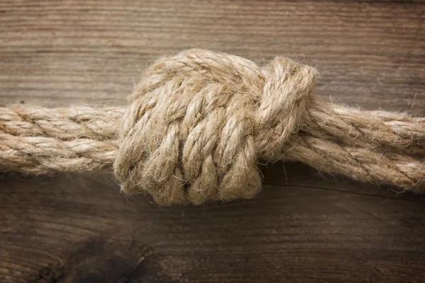Rope with knots Stock Image