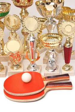 Winning tennis tournaments clipart