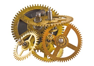 Gear of the clock clipart