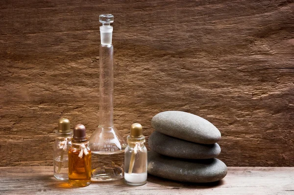 stock image Vials with essential oils