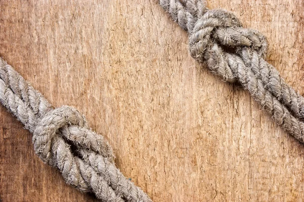 stock image Frame made of old rope