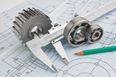 Tools and mechanisms detail clipart