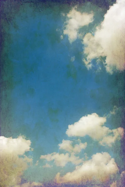 Cielo nublado vintage — Foto de Stock