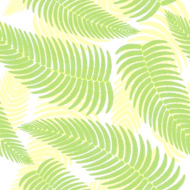 Seamless background with ferns. clipart