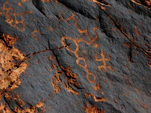Storici Anasazi Petroglifi — Foto Stock