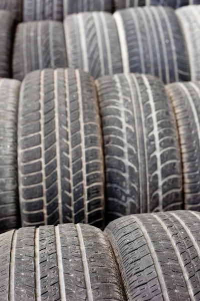 Padrão de textura de fundo pneus velhos — Fotografia de Stock