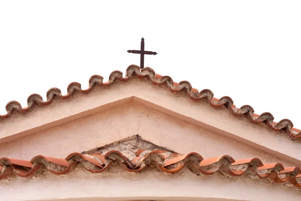 Греко-православные часовни на крыше — стоковое фото
