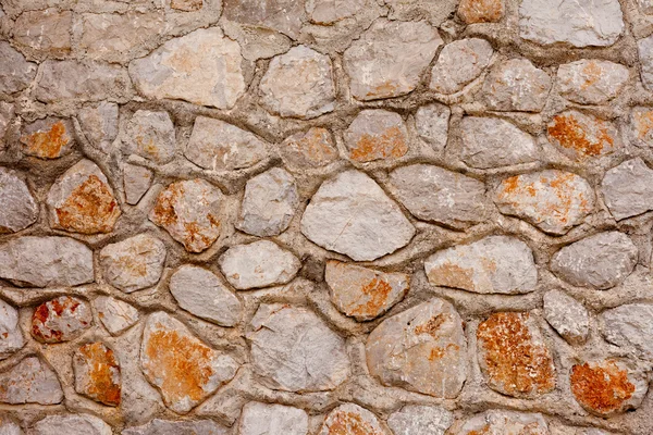 Rubblestone parede fundo textura padrão — Fotografia de Stock