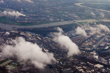 Ren Düsseldorf, havadan görünümü