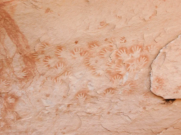Stampe storiche della mano di Anasazi — Foto Stock