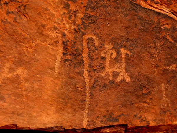 Historic Anasazi Petroglyphs — Stock Photo, Image