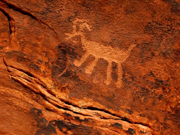 Historic Anasazi Petroglyph — Stock Photo, Image