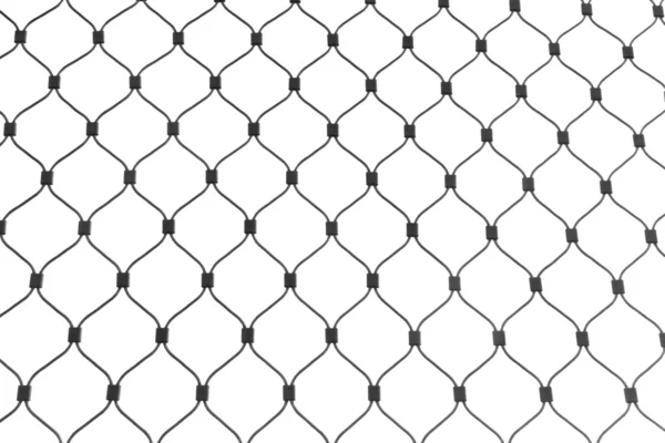 Steel Netting isolated on white — Stock Photo, Image
