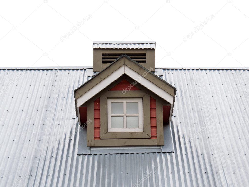 Small Dormer Window in metal roof