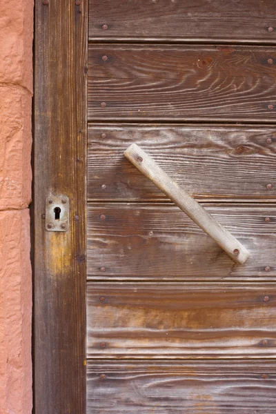 古代の木製のドア — ストック写真