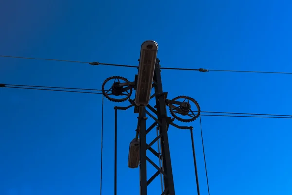 Havai iletişim kablo — Stok fotoğraf