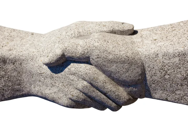 stock image Granite Handshake