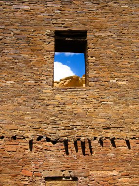 Pueblo Bonito in Chaco Canyon, NM, USA clipart