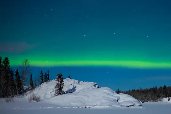 Kuzey ışıkları (Aurora borealis) — Stok fotoğraf