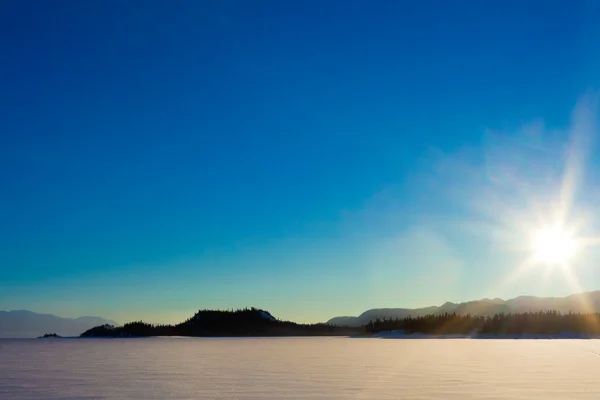Güneşli winterday — Stok fotoğraf