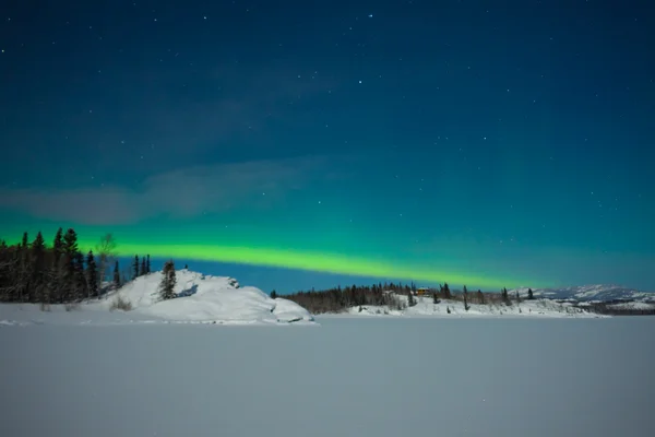 Luzes do Norte (Aurora boreal ) — Fotografia de Stock