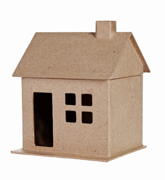 cardboard model house