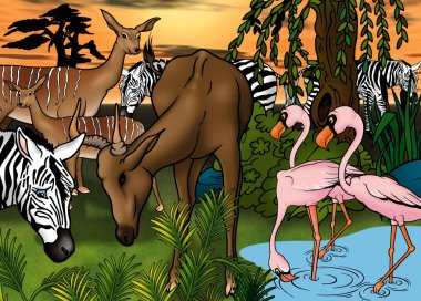 African Animals clipart