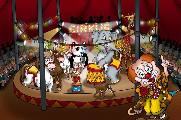 Spectacle de cirque — Photo