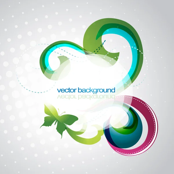 Vector eps10 diseño floral — Vector de stock